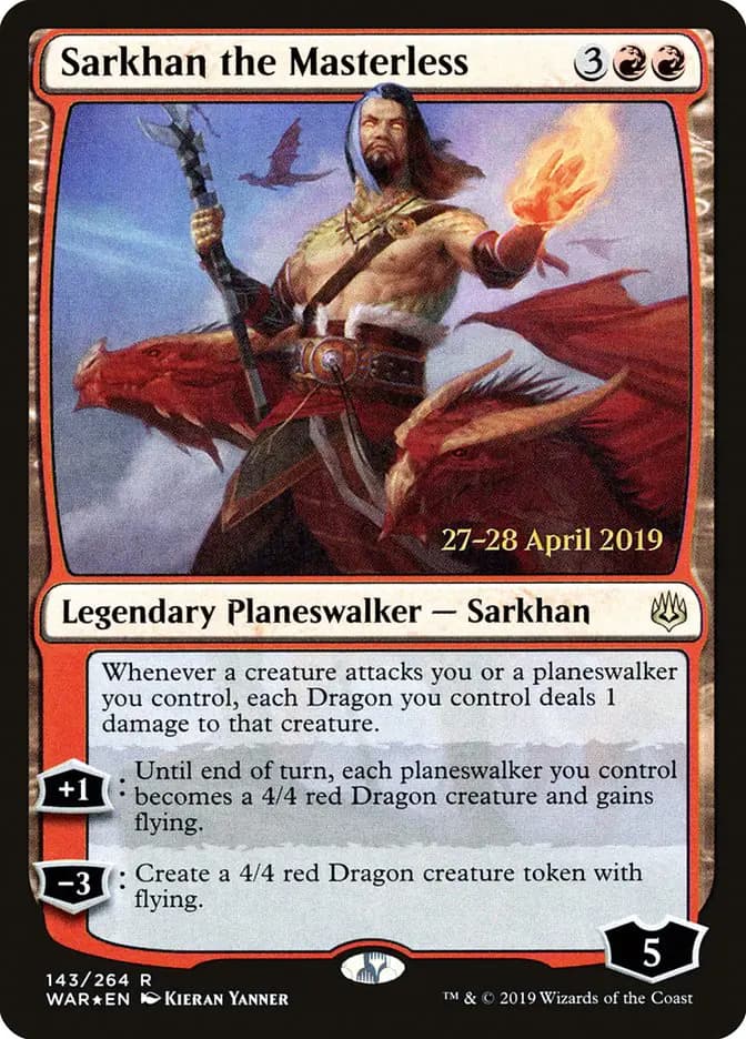 Card image of Sarkhan the Masterless