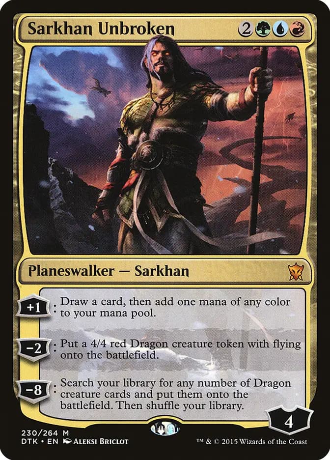 Card image of Sarkhan Unbroken