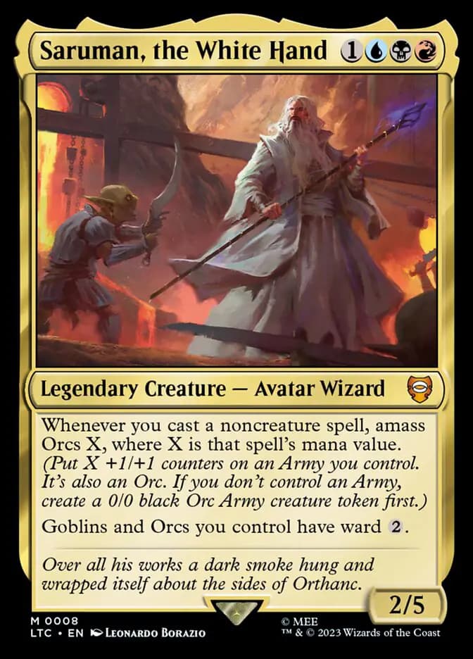 Card image of Saruman, the White Hand