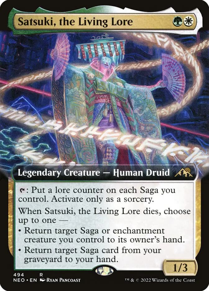 Card image of Satsuki, the Living Lore