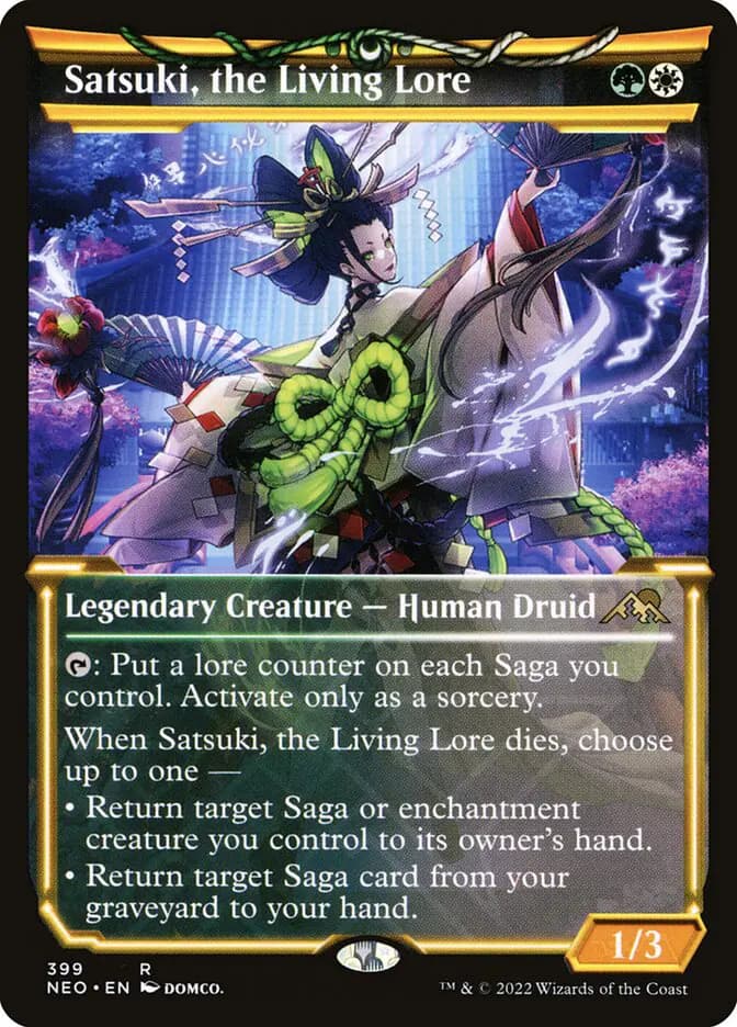 Card image of Satsuki, the Living Lore