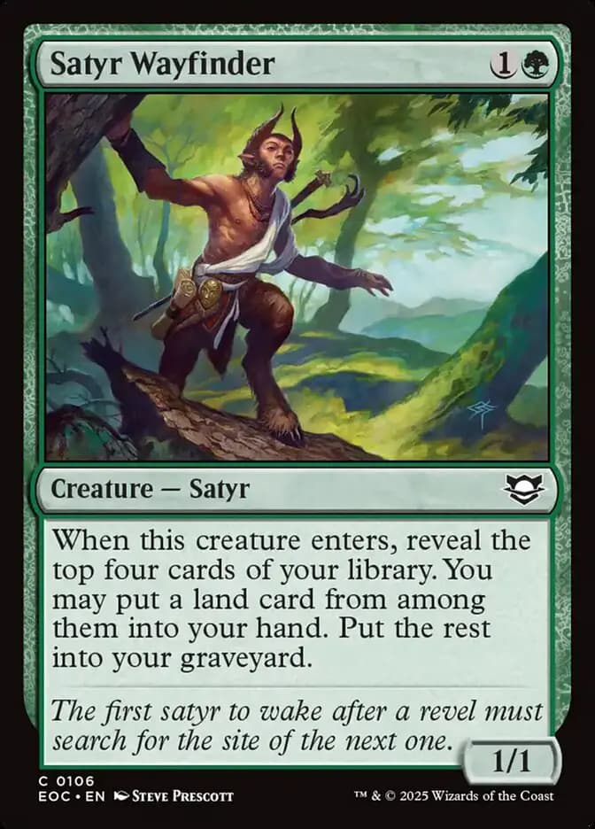 Card image of Satyr Wayfinder