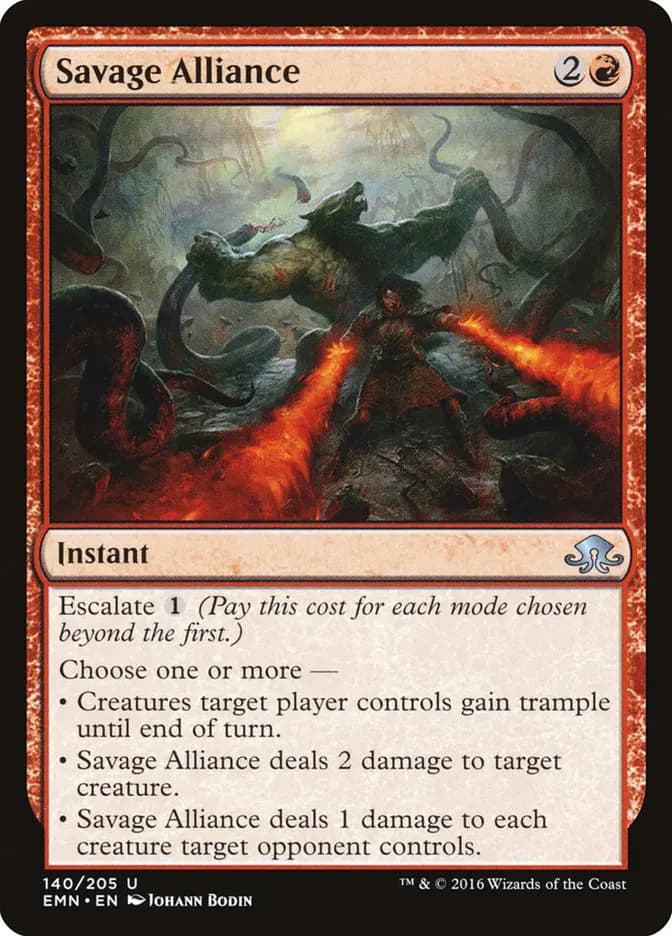 Card image of Savage Alliance