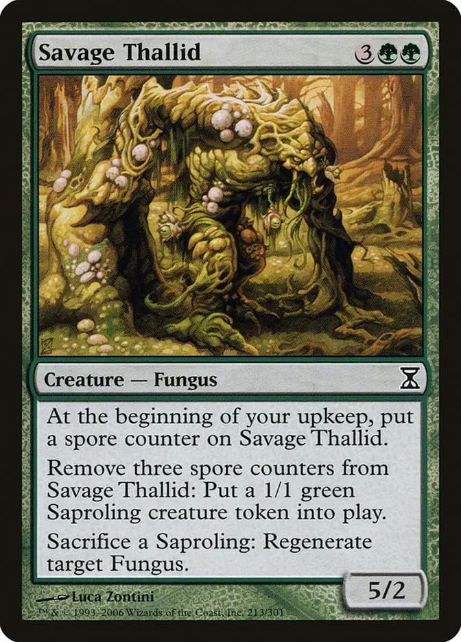 Card image of Savage Thallid