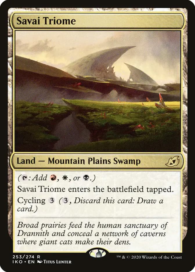 Card image of Savai Triome