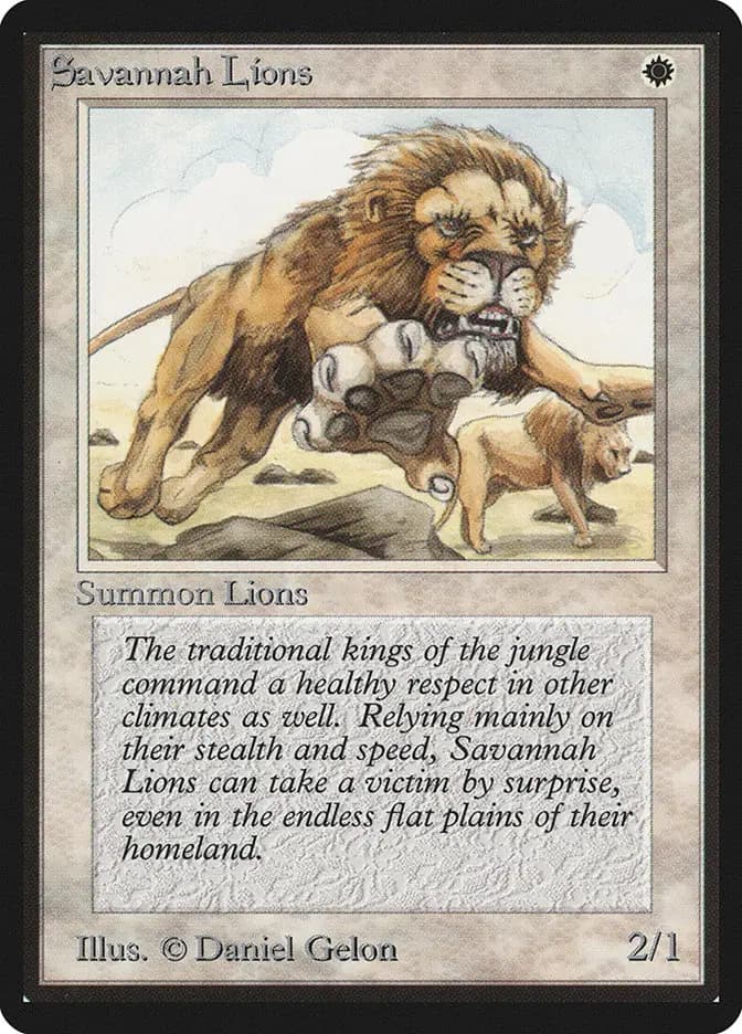 Card image of Savannah Lions