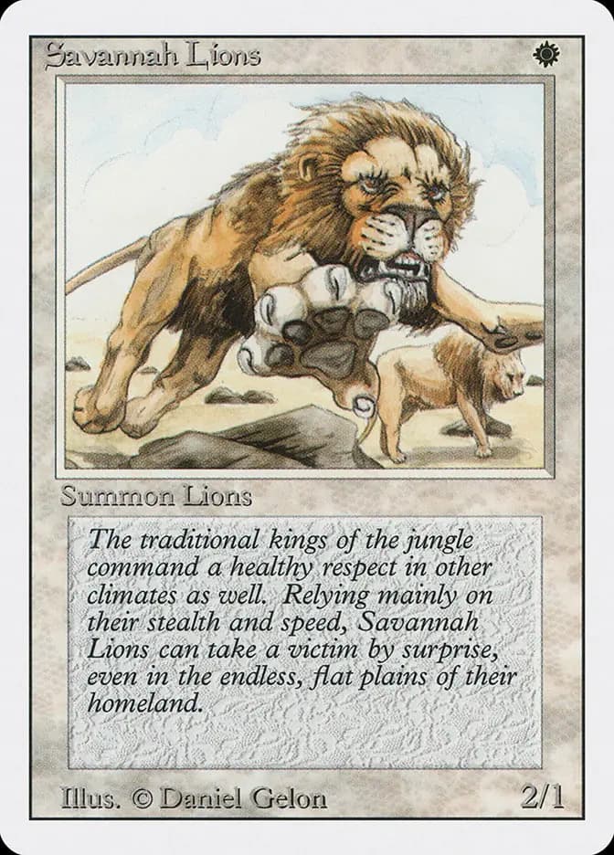 Card image of Savannah Lions