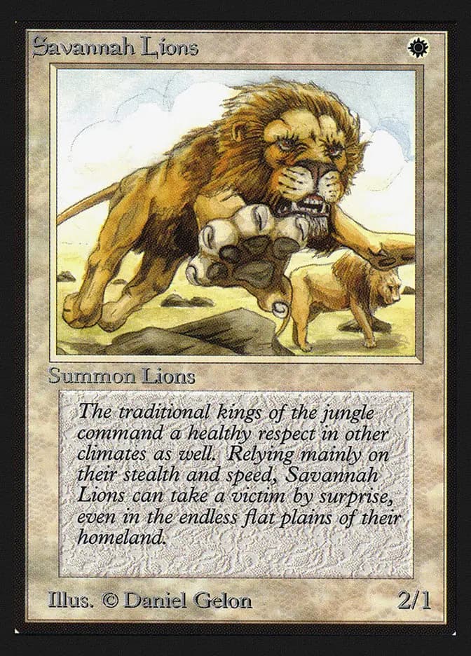 Card image of Savannah Lions
