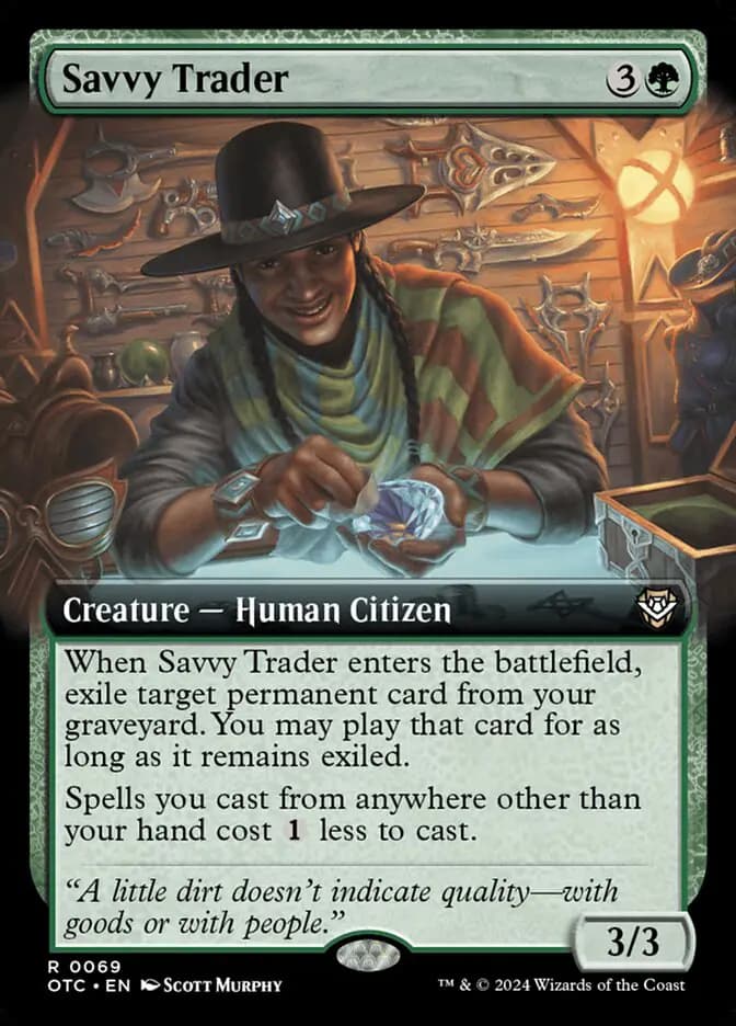 Card image of Savvy Trader