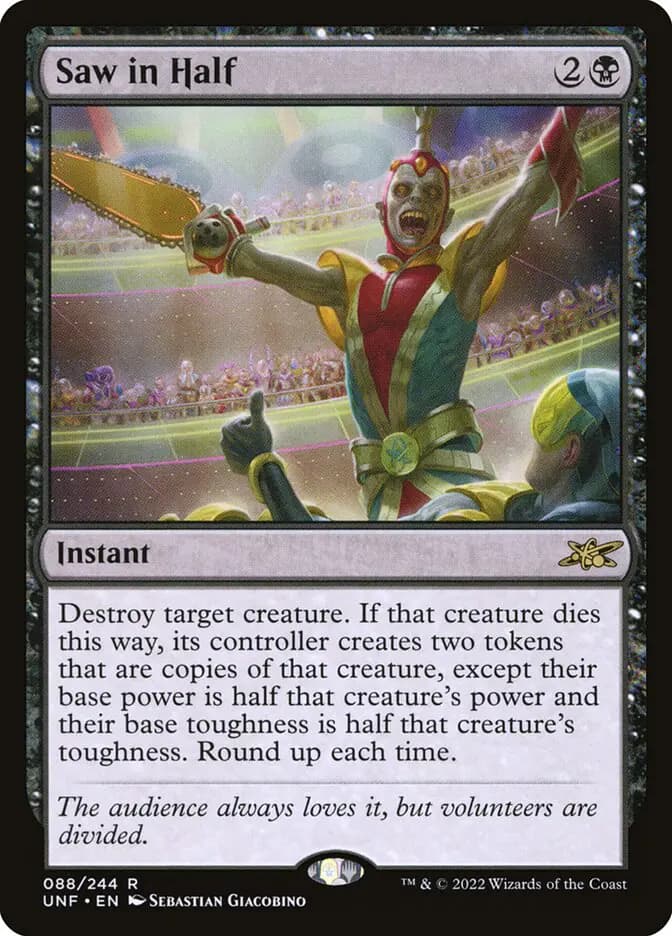 Card image of Saw in Half