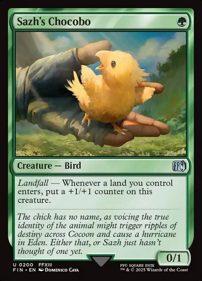 Card image of Sazh's Chocobo