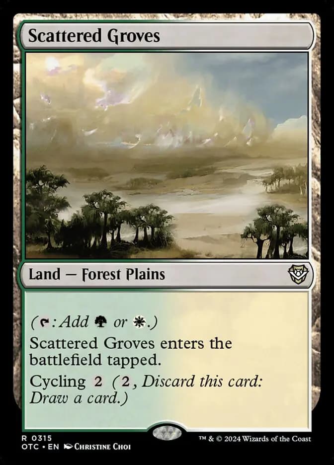 Card image of Scattered Groves