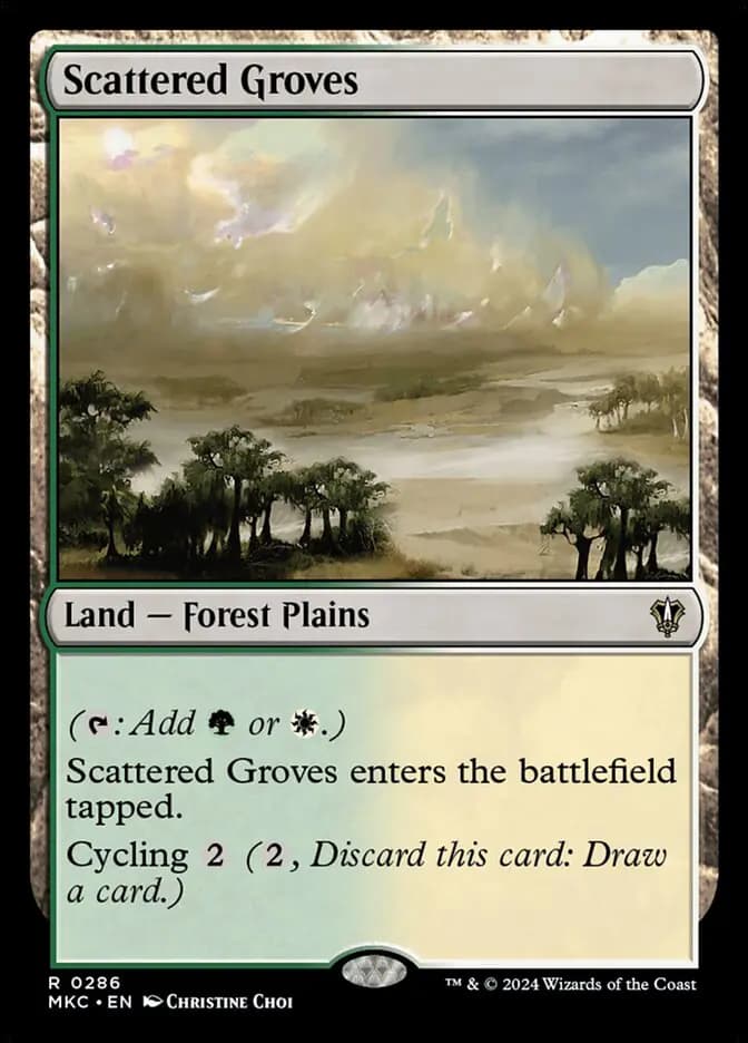 Card image of Scattered Groves