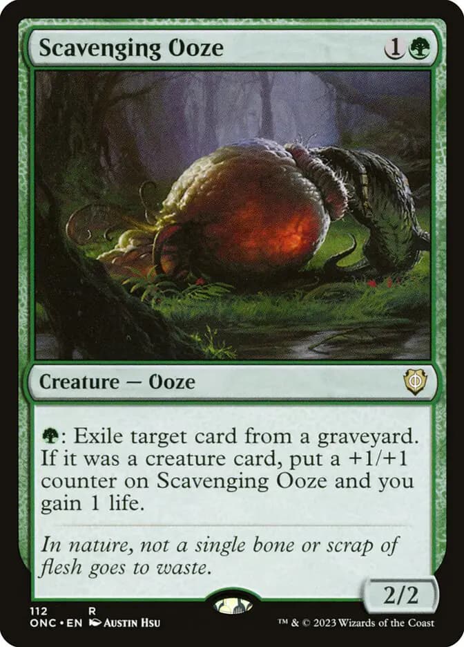 Card image of Scavenging Ooze