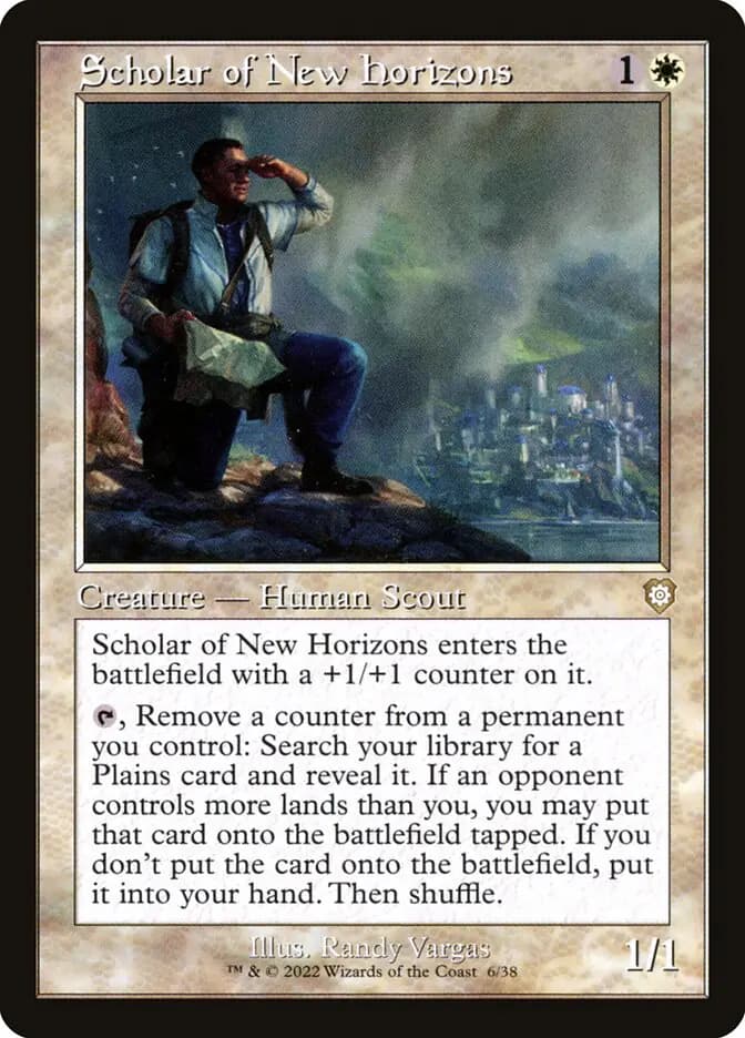 Card image of Scholar of New Horizons