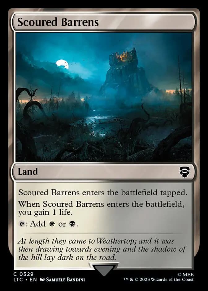 Card image of Scoured Barrens