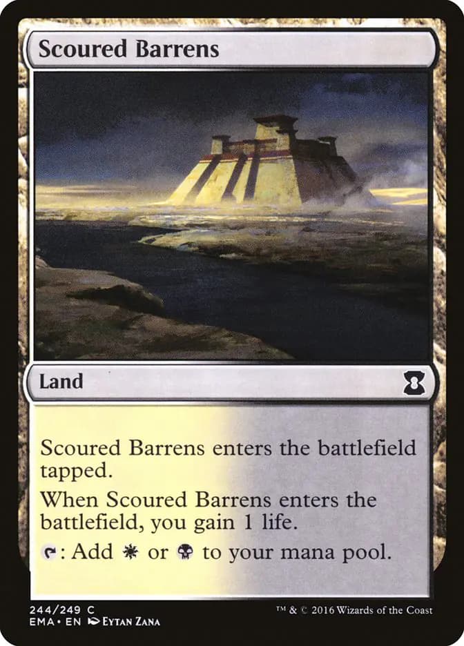 Card image of Scoured Barrens