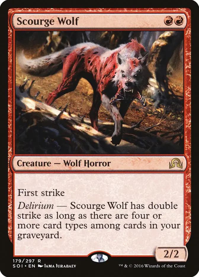 Card image of Scourge Wolf