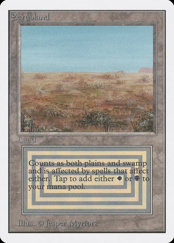 Card image of Scrubland