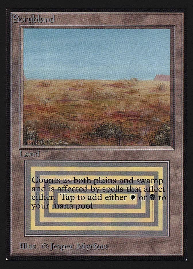 Card image of Scrubland