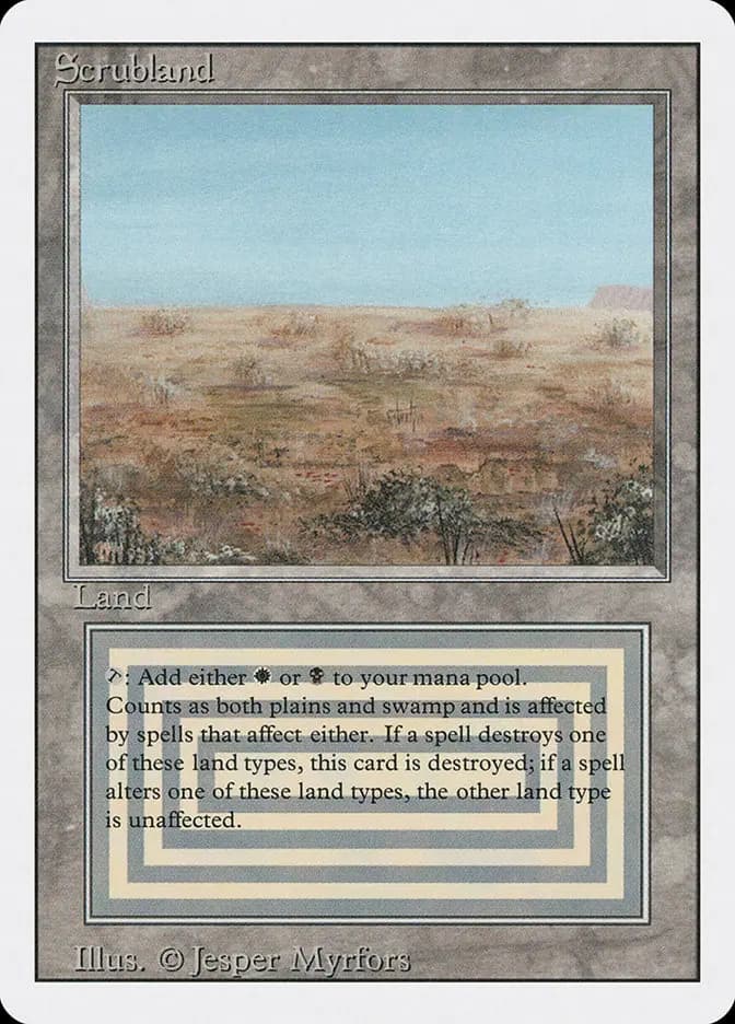 Card image of Scrubland