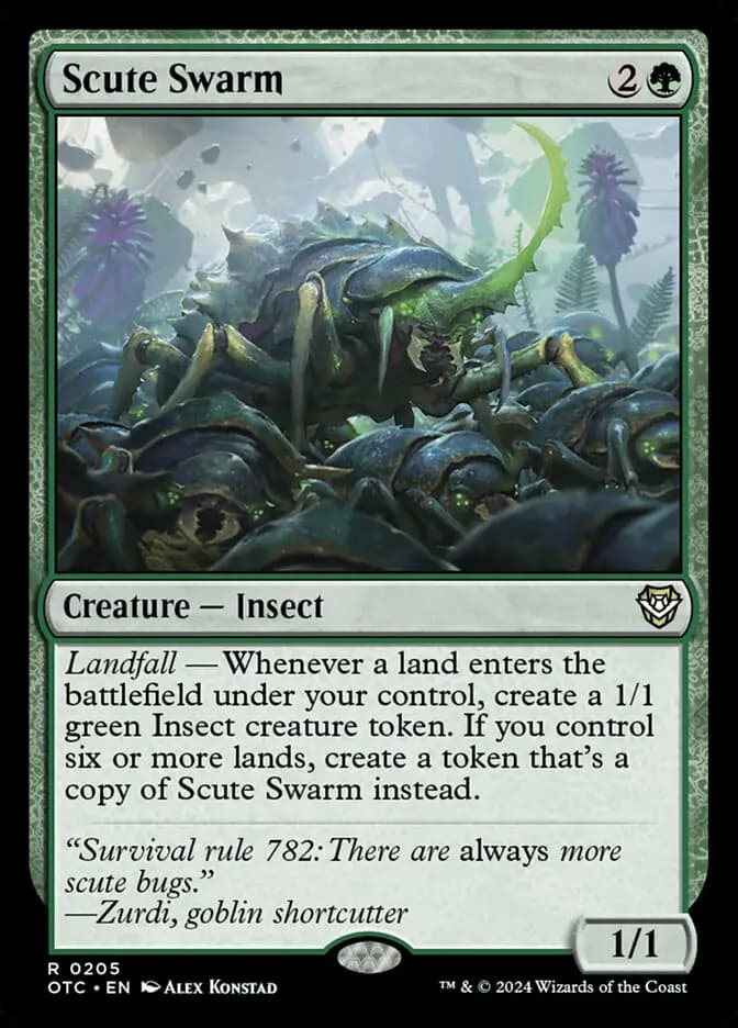 Card image of Scute Swarm
