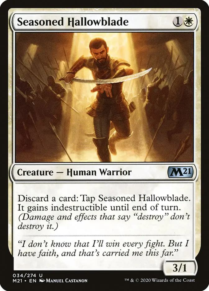 Card image of Seasoned Hallowblade