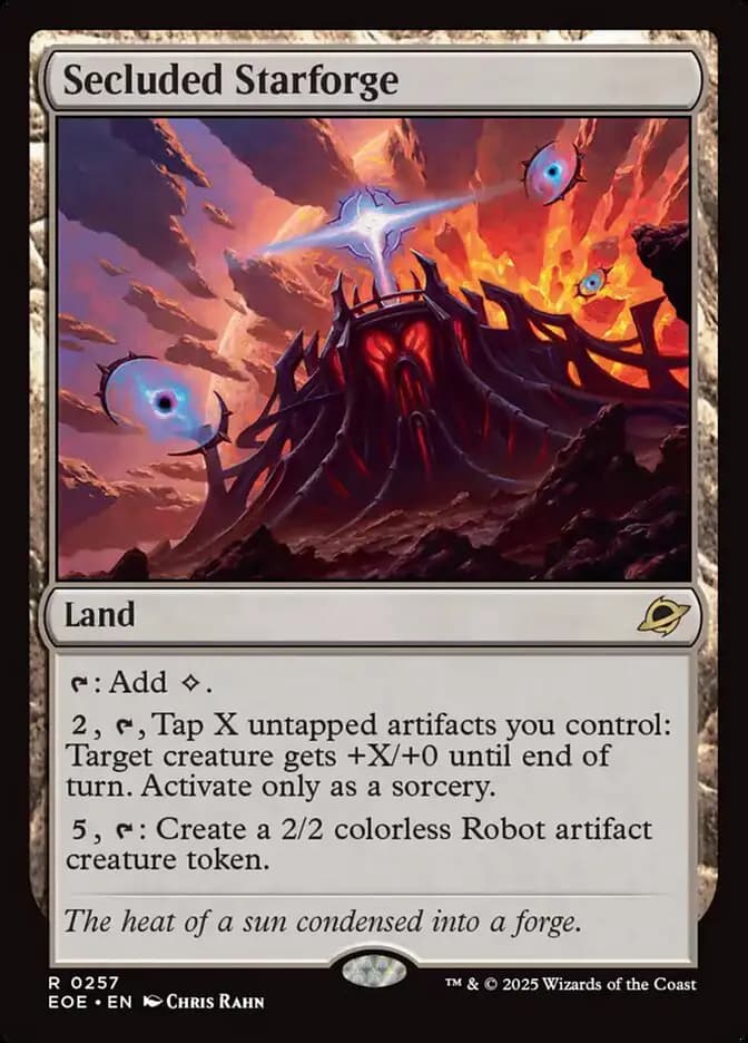 Card image of Secluded Starforge