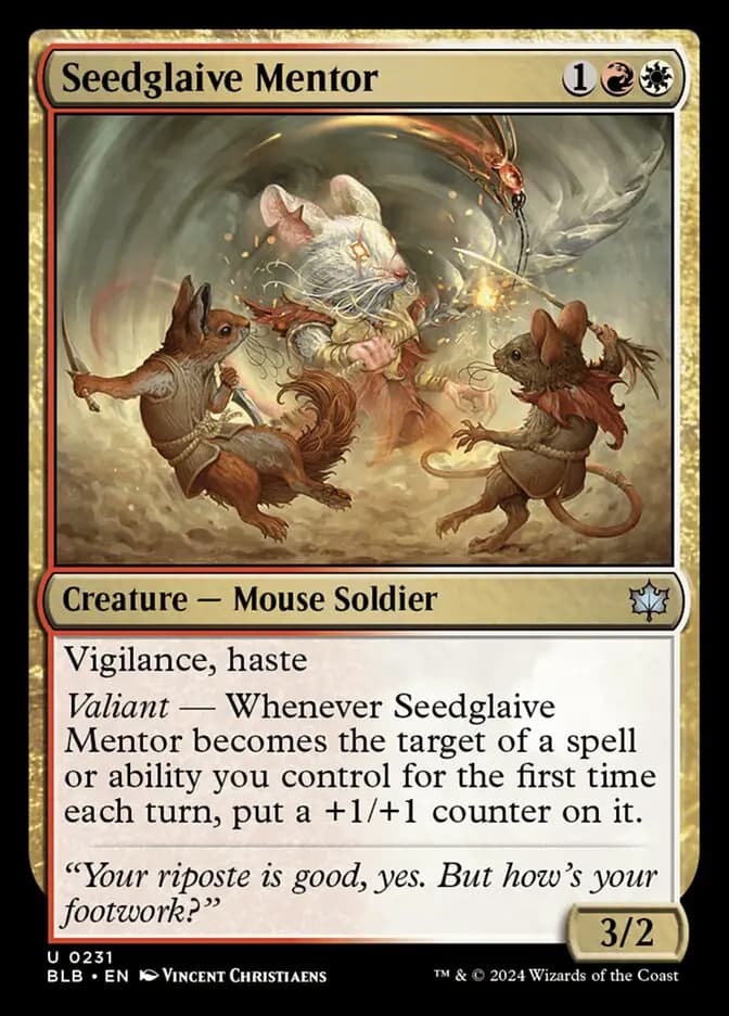 Card image of Seedglaive Mentor