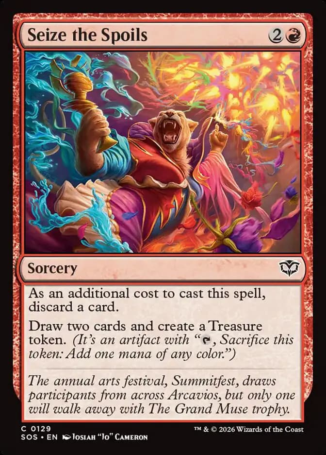 Card image of Seize the Spoils