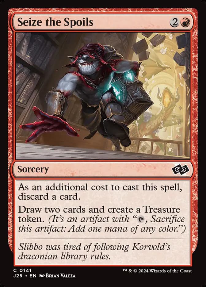 Card image of Seize the Spoils