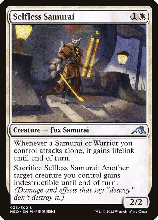 Card image of Selfless Samurai