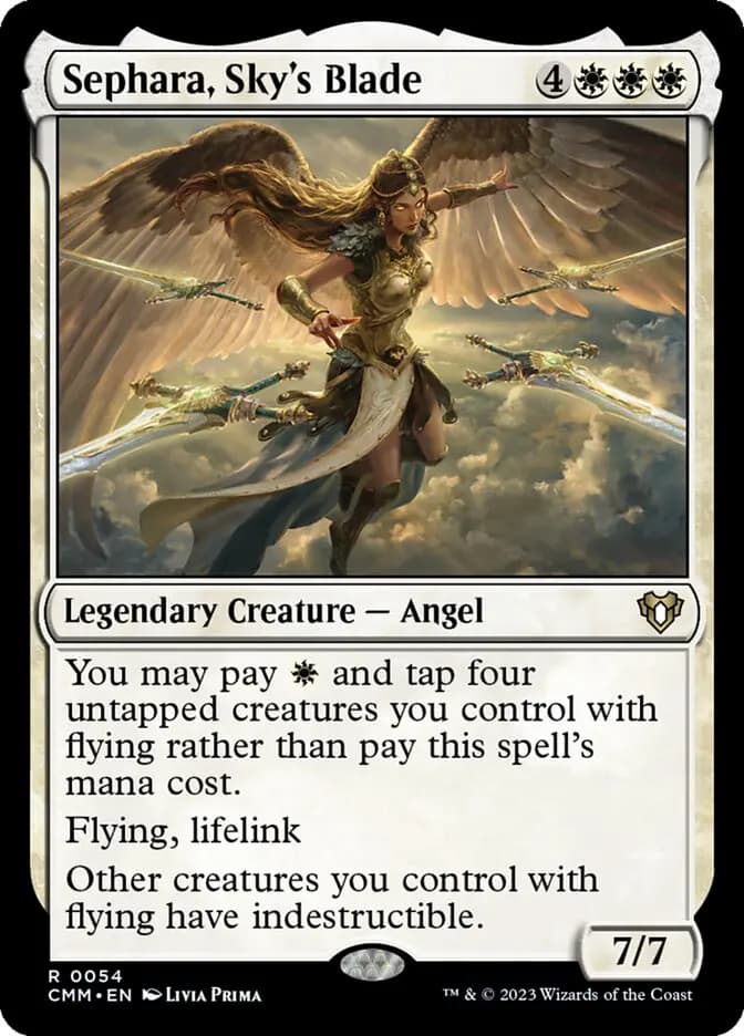 Card image of Sephara, Sky's Blade