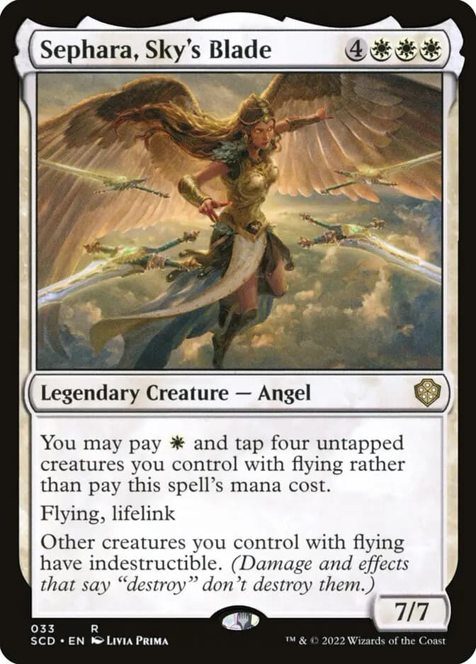 Card image of Sephara, Sky's Blade