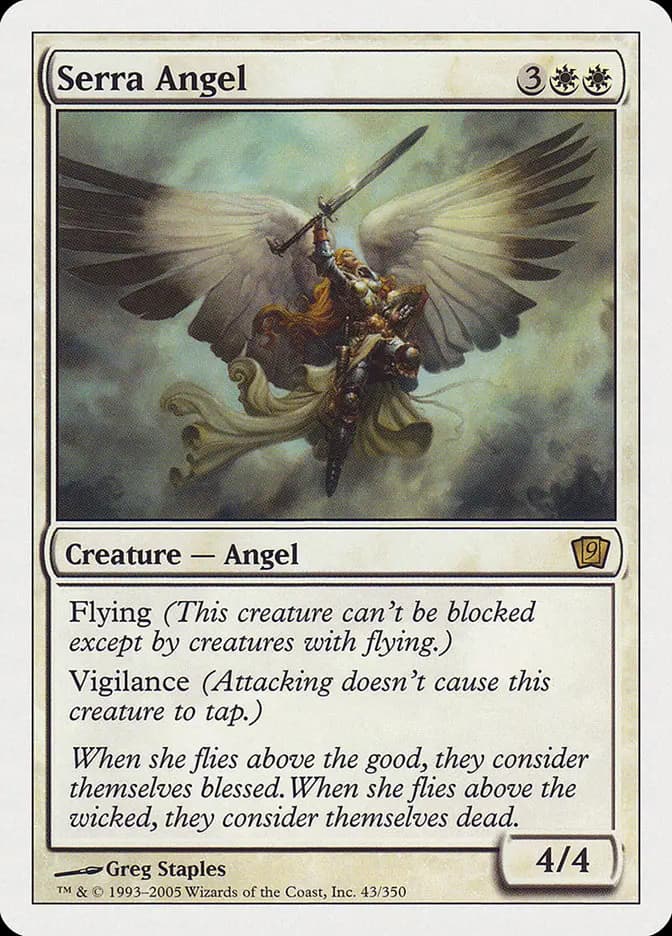 Card image of Serra Angel