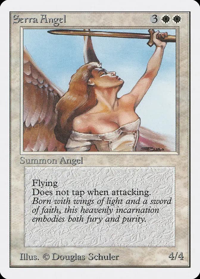 Card image of Serra Angel