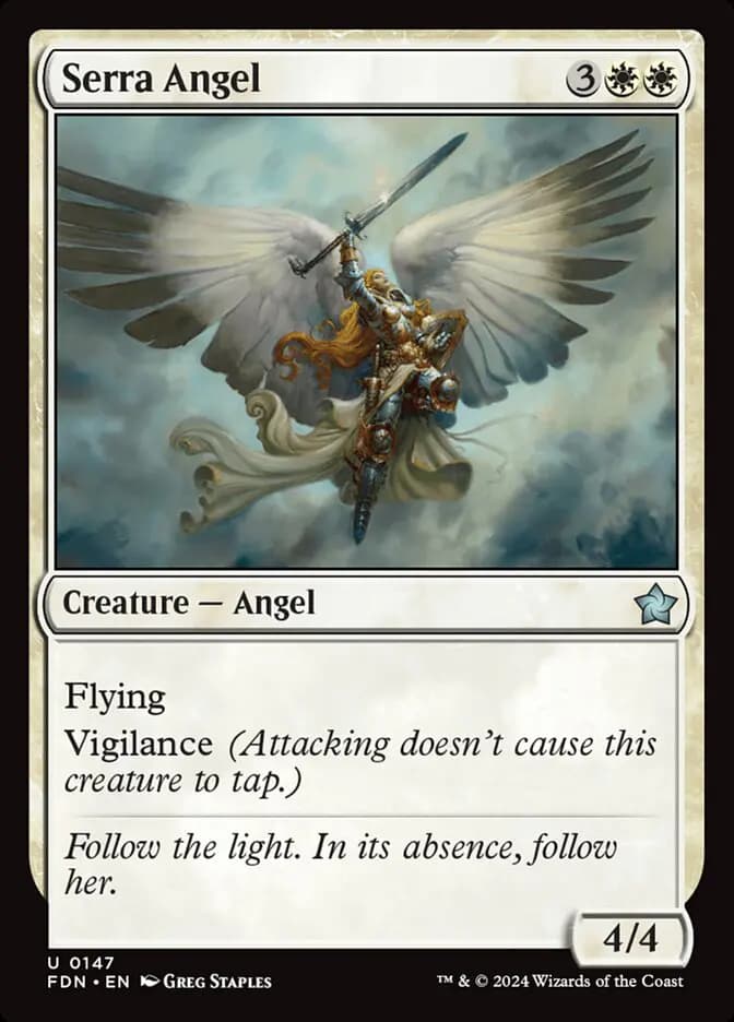 Card image of Serra Angel