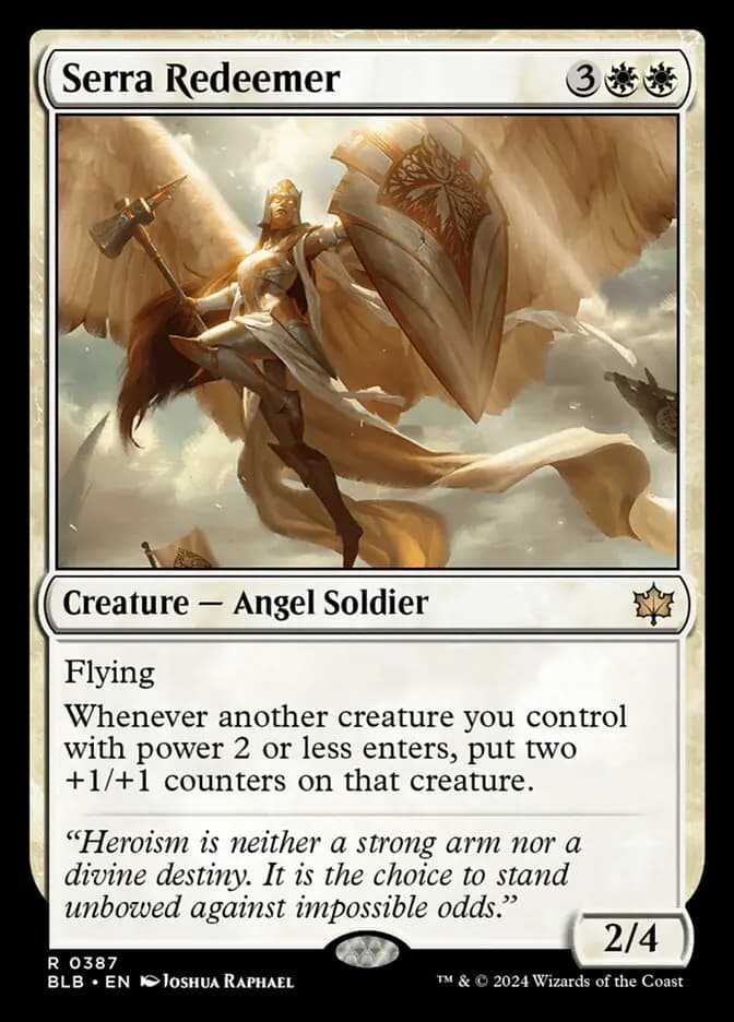 Card image of Serra Redeemer