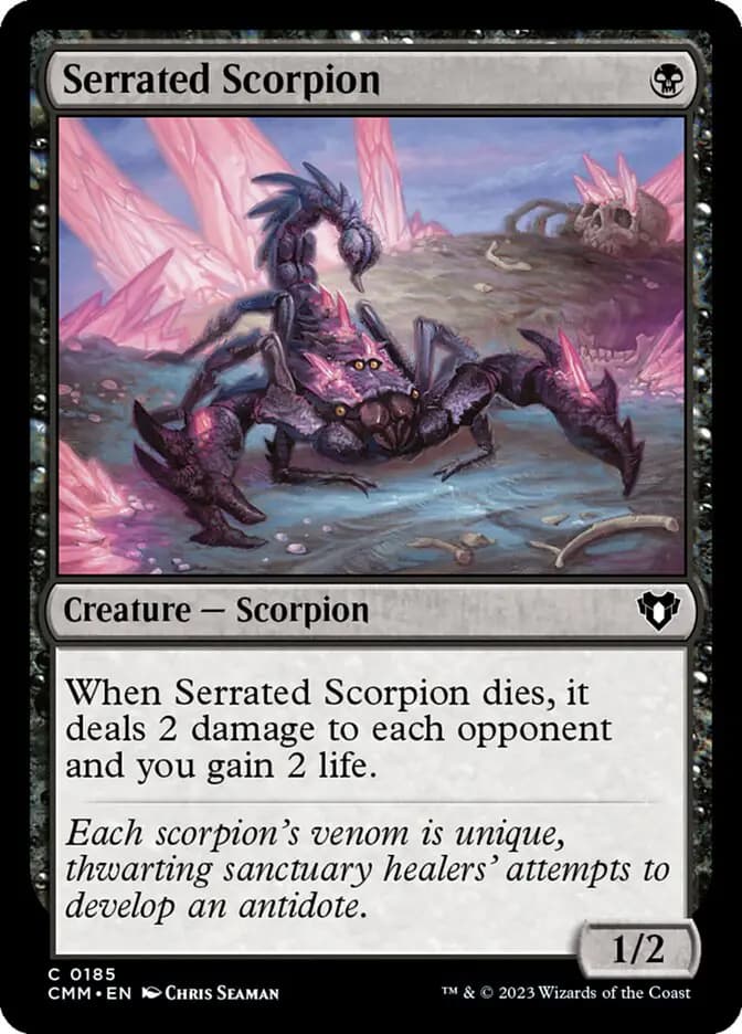 Card image of Serrated Scorpion