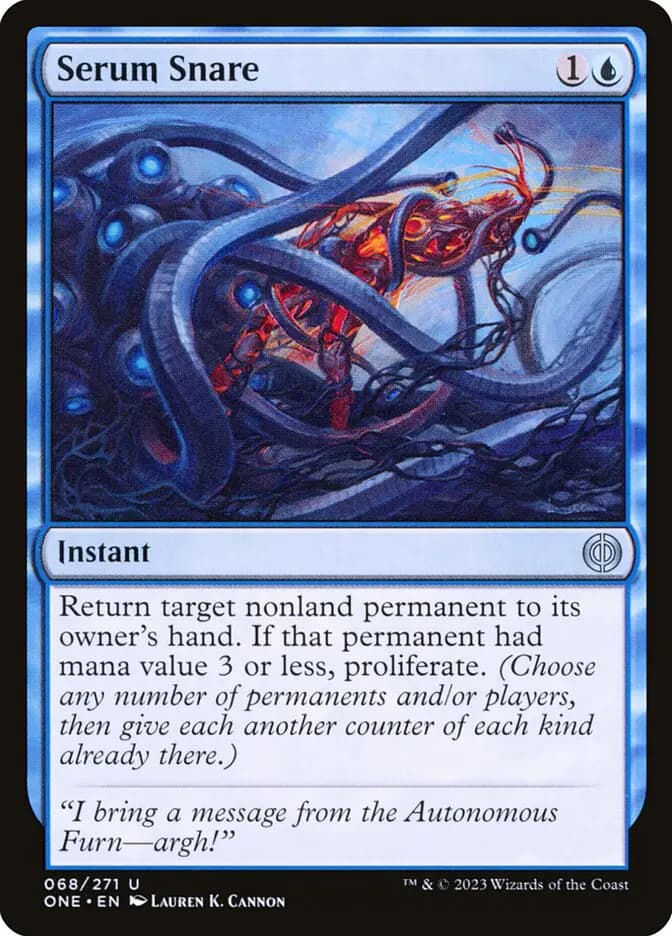 Card image of Serum Snare