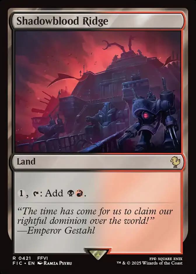 Card image of Shadowblood Ridge