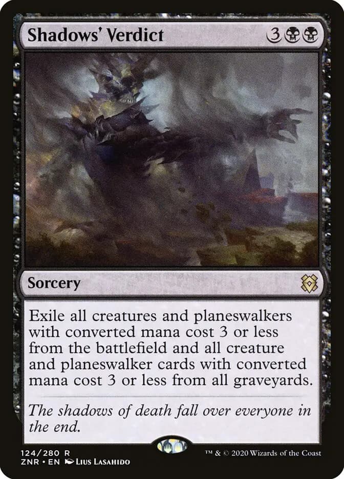 Card image of Shadows' Verdict
