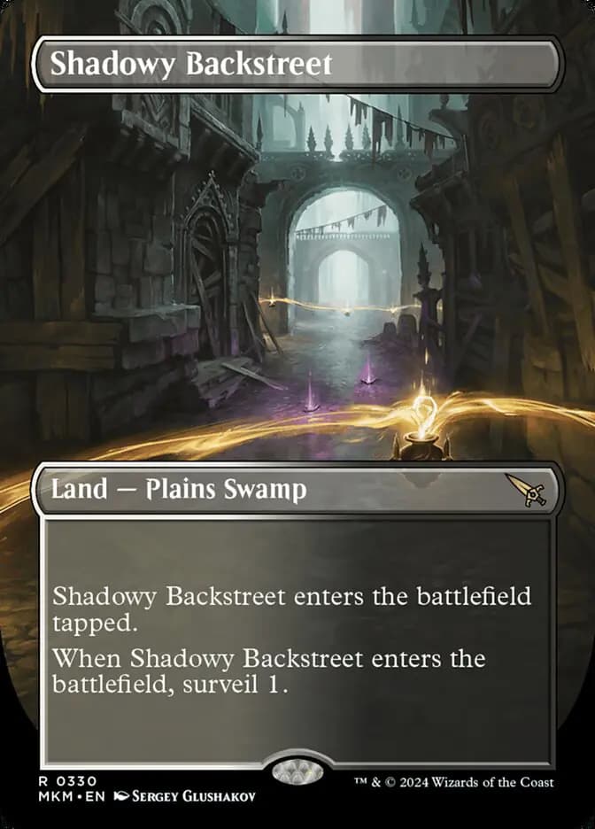 Card image of Shadowy Backstreet