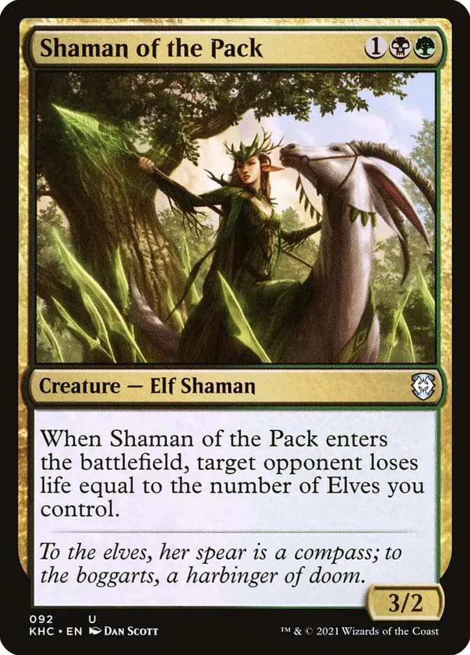 Card image of Shaman of the Pack