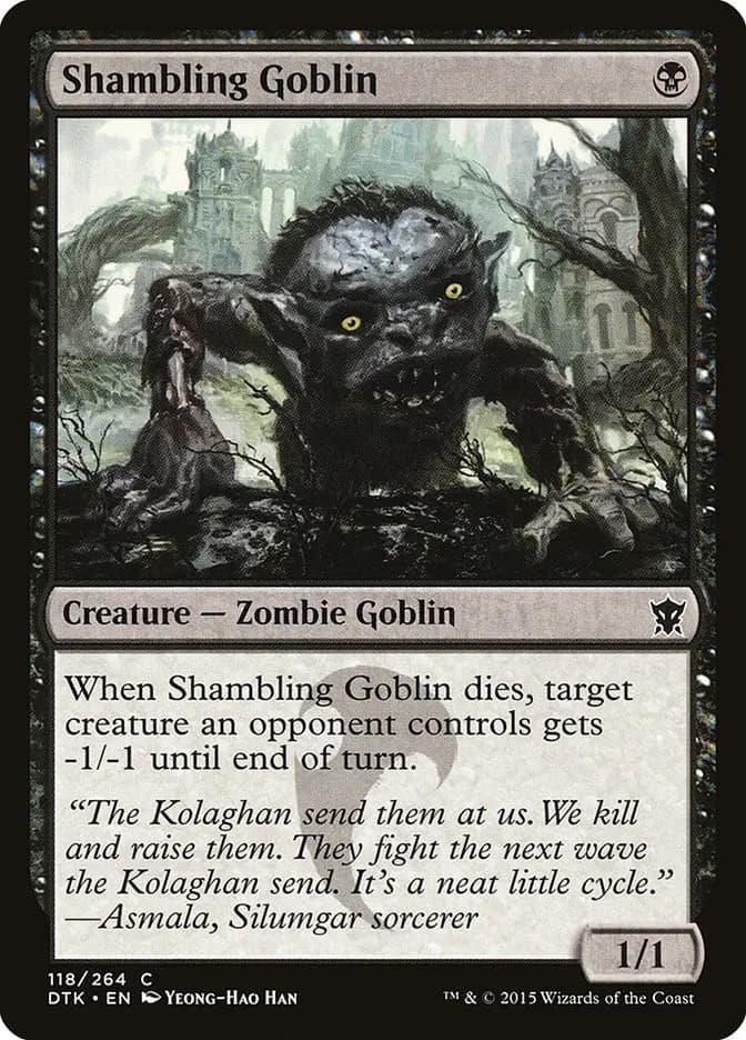 Card image of Shambling Goblin