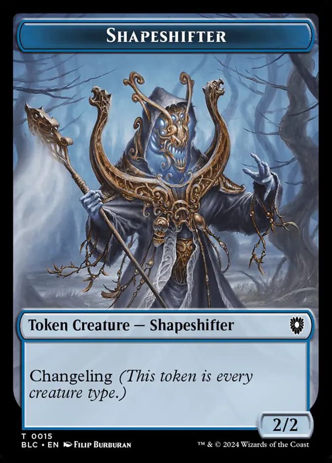 Shapeshifter (Bloomburrow Commander Tokens) #15 - buy magic cards