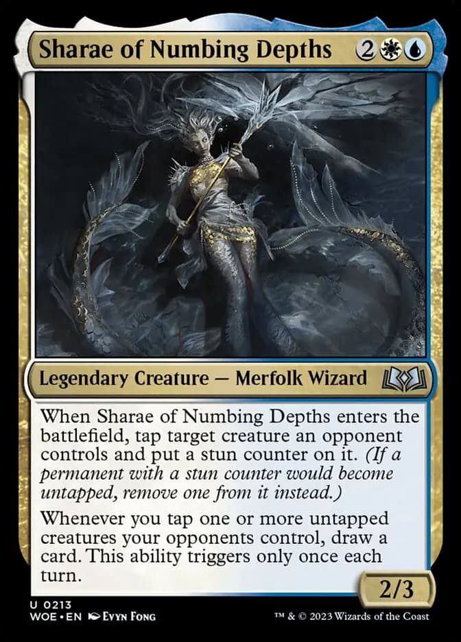 Card image of Sharae of Numbing Depths