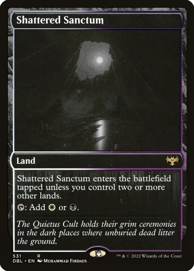 Card image of Shattered Sanctum