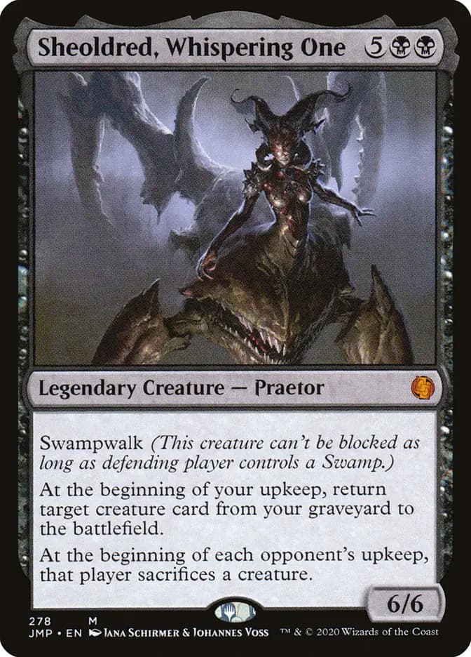 Card image of Sheoldred, Whispering One