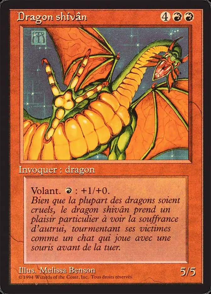 Card image of Shivan Dragon